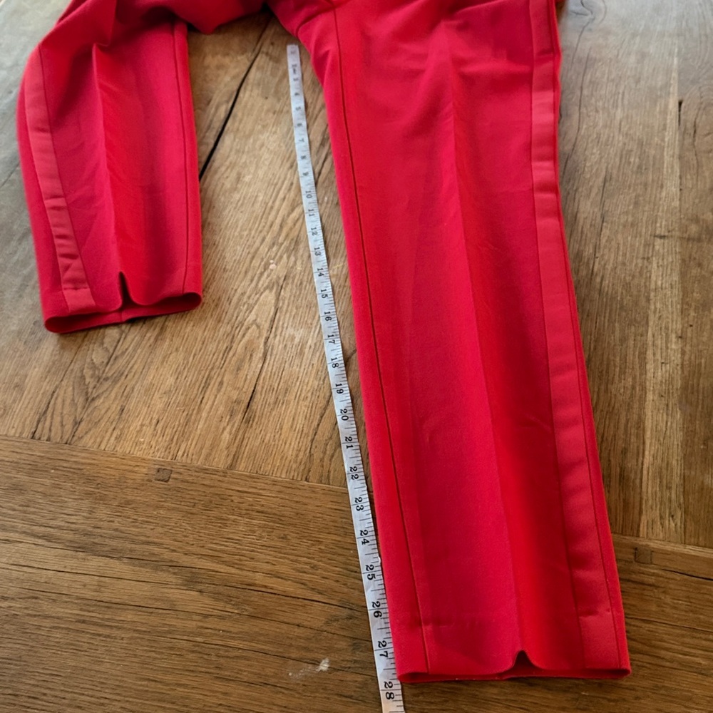 Zara Vibrant Red Trousers - Picture 2 of 7